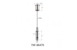 China Hexagon Brass Material Gripper 10*32mm Wire Hanging Display Systems YW86468 supplier