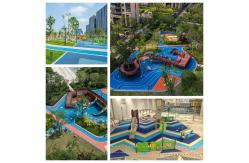 China UV Resistant Athletic Rubber Flooring EPDM Playground Surface High Flexibility supplier