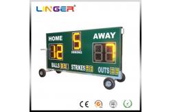 China High Resolution Electronic Baseball Board LED Segment Digit High Refresh Rate supplier