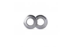 China Self Locking Conical Spring Washers Knurling Disc Spring Washer supplier