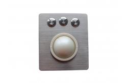 China 50mm White Small Trackball Mouse Pointing Device For Industrial Application supplier