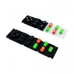 Customized Silicone Rubber Electronic Remote Control Rubber Keyboard With Durable Spray Feel And Oil for sale