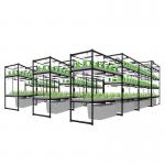 60*120cm Cabbage Indoor Vertical Farming System With Water Cycle System for sale