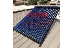 China 20tubes Heat Pipe Solar Collector 24x90mm Condensor Pressure Solar Water Heater supplier