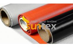 China SUNTEX Graphite Coated Fiberglass Fabrics supplier
