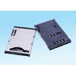 7 Pin SIM Card Socket Connector With CD Detect Foot In Small Mobile Phone for sale