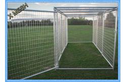 China 11 Gauge Galvanised Weld Mesh Panels Painted Outdoor Dog Kennel 10X10X6 Foot supplier