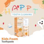 Orange Flavor Children Teeth Cleaning Mousse Mouth Foaming 50ml
