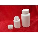 Stick Label 60mm Plastic Pill Bottles Broken Proof With Aluminium Liner