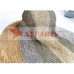 Electroplating Colors Metal Ring Mesh Drapery For Light Partitioning Treatment for sale