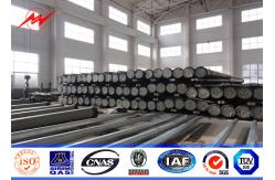 China 230kv 3mm Thickness Tubular Steel Pole With Prestressed Anchor Bolt Accessories supplier