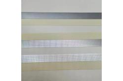 China Polyester Backing Half Reflective Half Luminous Fabric For Hats supplier
