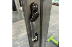 China Curved  Thermal Break Aluminum Folding Door Good Sealing supplier