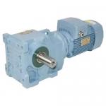 K157 Flange Mounting K Series Gearmotor Spiral Bevel Gearboxes For Machinery for sale