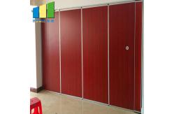 China Office Sound Proof Melamine Faced Board Sliding Partition Walls For Hotel supplier