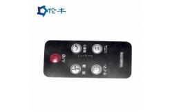 China PVC Embossed Button Control Graphic Panel Overlay Graphic PET PC supplier