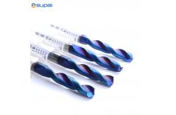 China High Precision 5 XD Tungsten Carbide Drill Bits Inner Coolant With Brazer Coating supplier