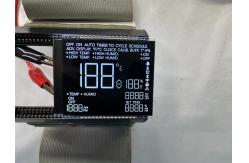 China Negative VA Lcd Display Panels Black And White Transmissive Digit Graphic Lcd Glass supplier