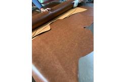 China Mirrow Face Artificial Leather Fabric Tie Dyed Pattern Width 55 synthetic leather cloth supplier