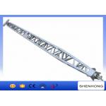 25M Tower Erection Tools Electrical Aluminum Gin Pole 42KN Load Capacity LBNX500-25 for sale