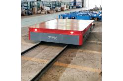 China Heavy Load 10 Tons Battery Powered Rail Transfer Trolley With Remote Control supplier