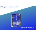 crystal rectangle/crystal cube/crystal blocks/crystal bevelled rectangle/crystal 3d cube for sale