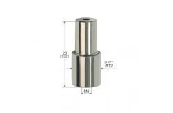 China Brass Cable Hanging Hardware Part Nickel Surface Treatment 12*26mm YW86272 supplier