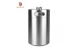 China Portable Vacuum Insulated Mini Keg , 4L 128oz 1 Gallon Beer Keg supplier