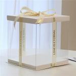Unique Clear Cake Containers - 4-12 Inch Sizes, Customizable. SEO-Optimized!