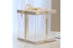 China Unique Clear Cake Containers - 4-12 Inch Sizes, Customizable. SEO-Optimized! supplier