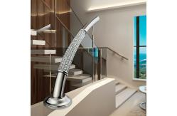 China Smooth Stainless Steel Handrails with Crystal Accents for Glass Balustrades supplier