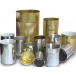 Food Safety Round Metal Tin Cans for Packing 200g 400g 850g 1000g Tomato Sauce Sardines Customized Empty Tin Jars for Foods for sale