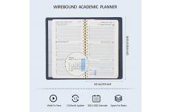 China Navy Blue Pocket Size Weekly Planner 12 Month Customization Available supplier