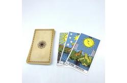 China 350gsm 78 Cards Paper Tarot Cards With Booklet Custom Logo Printed supplier