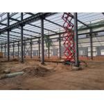 Customizable Steel Structure Warehouse With H Section Frame And Steel Color Sheet Wall Panel for sale