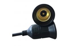 China E27 Waterproof Lamp Holder Screw Style Plastic PVC Material For Street Lamp supplier