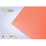 17.5 Oz. Fire Resistance Silicone Coated Fiberglass Fabric For Welding Curtains And Fire Blanket for sale