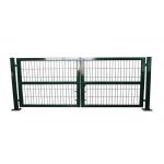 Easy Installation PVC Coated 2*4m Metal Garden Fence Gate for sale