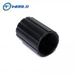 CNC machined hard black anodized sandblasted aluminum turned parts for sale