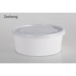 Smooth Wall Aluminum Foil Disposable Paper Bowls Cooking Flexo Printing for sale