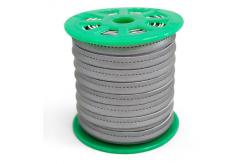China Fabric Tape Sew On Reflective Piping Edging Braid Trim For Safety Clothing supplier