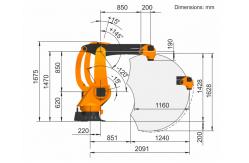 China KR 40 PA High Speed Robotic Arm IP65 Remote Control Robot Arm supplier