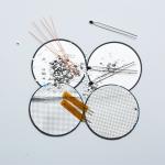 Ceramic 10k Chip Ntc Thermistor Die Chip Silver Plated for sale