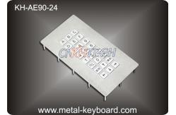 China 24 Keys Metal Industrial Rugged vandal proof keyboard IP65 Weatherproof supplier