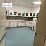 Full  Steel Hospital Furniture  Disposal Workbench Manufacturers with  L 3000*W 750* H 850 To 900 Mm for sale