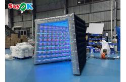 China Black Oxford Cloth Inflatable Photo Booth Enclosure Loudspeaker Shape supplier
