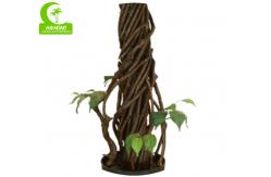 China Real Touch 170cm High Artificial Ficus Tree , Silk Artificial Tree For Office supplier