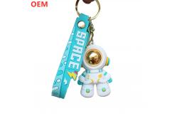 China Custom 3d PVC Plastic Cartoon Keychains OEM Design Cute Mini Car Plastic Keychains supplier
