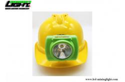 China Waterproof IP68 1W 13000Lux 6.8Ah LED Miners Cap Lamp supplier