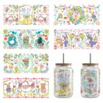 Single Use Christmas UV DTF Cup Wrap Transfers Custom UV Transfer Stickers for sale